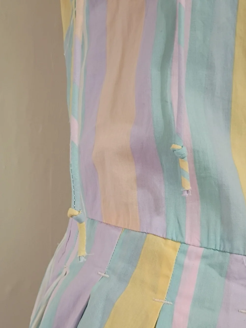 Free People Primavera Striped Midi Dress w Pockets Size S NWOT - Picture 5 of 13